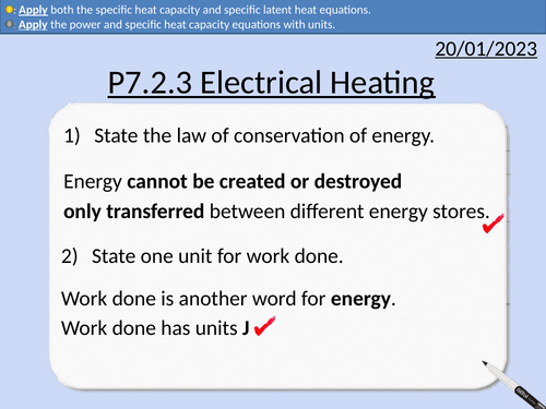 GCSE Physics: Electrical Heating