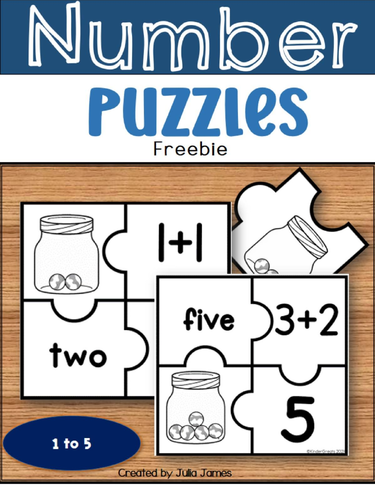 Number Puzzles Freebie