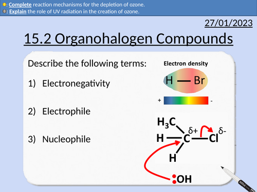 OCR AS Chemistry: Organohalogen Compounds