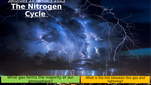 SB9l - The Nitrogen Cycle