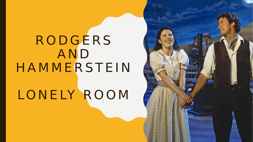 Lonely Room Lesson Powerpoint (AQA Musical Theatre)