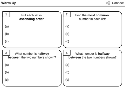 Mode and median from a list