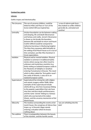 Context The Woman in Black Edexcel GCSE