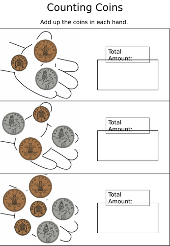 Counting Coins in a hand