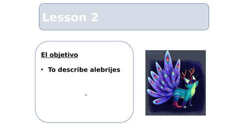 Alebrijes Physical Description - Lesson 2