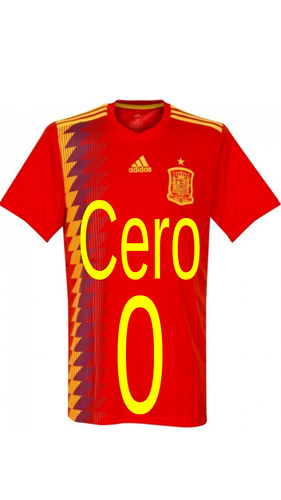 Los Numeros - Numbers Display Spanish Football T-shirt