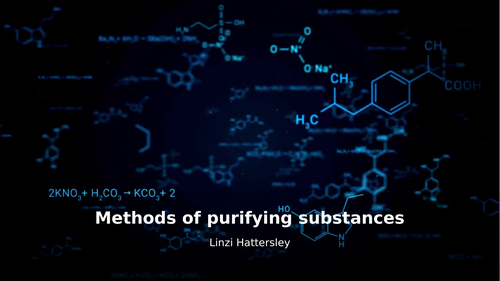 Purifying substances