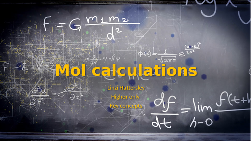 Mole Calculations (Higher)