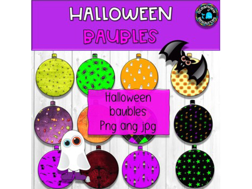 Clipart , Halloween Decorations - 15 designs