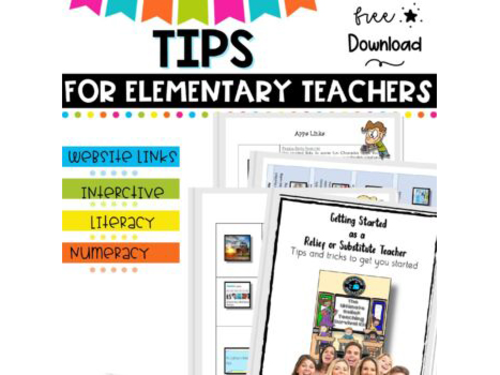 Tips and Tricks for Elementary Teachers -FREE