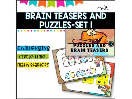 Puzzles and Bell ringers  for Upper Primary- Set 1