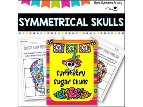 Sugar Skull Symmetry, a Day of the Dead Activity