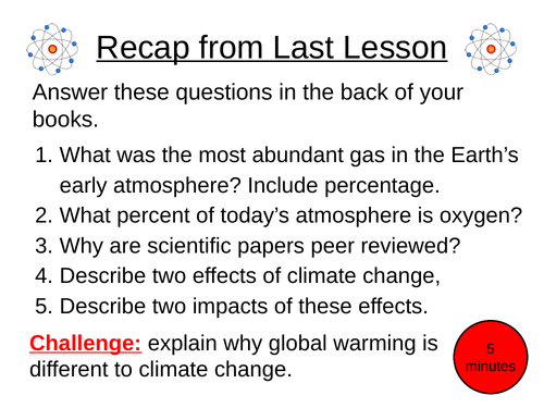 Lesson 5 - The Carbon Footprint