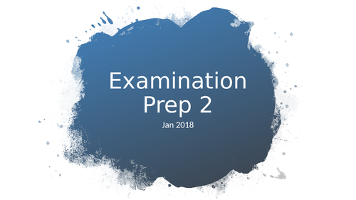 BTEC National Level 3 Information Technology Unit 1: Examination Prep 2 (Jan 2018 Paper)