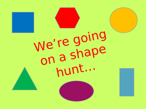 Shape Hunt Powerpoint
