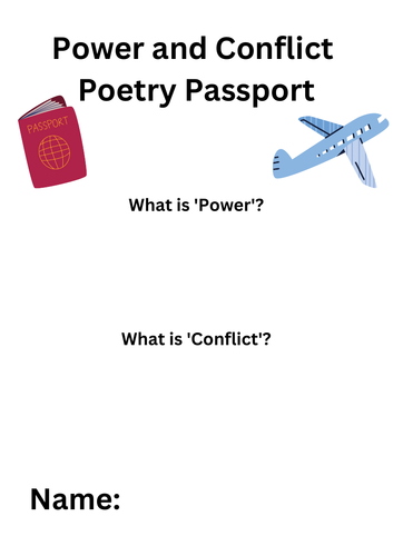 Power and Conflict Revision Passport