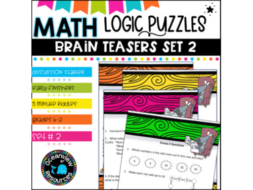 Math Logic Puzzles and Brain Teasers- Set 2