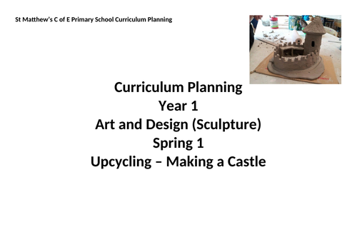 DT Planning - Castle Sculpture - Year 1
