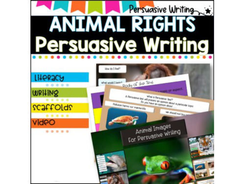 Animal Pictures for Persuasive l Opinion Writing l Middle grades