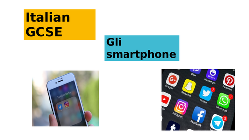Italian GCSE - smartphones
