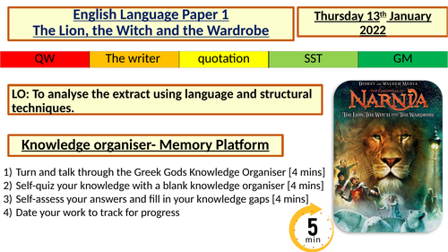 AQA Language paper 1