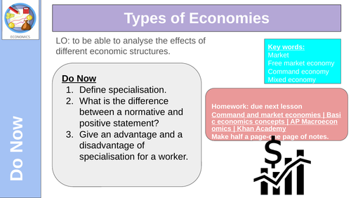 Types of Economies | Teaching Resources