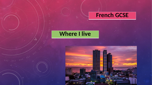 French GCSE - Where I live