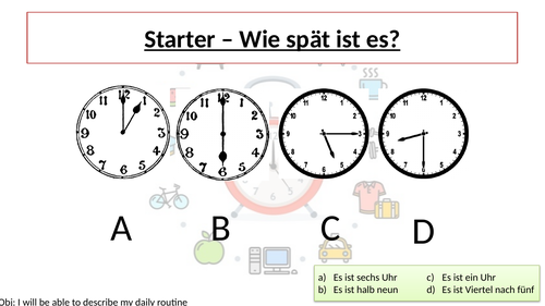 Mein Tagesablauf Stimmt 2 Kapitel 4