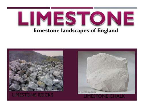 Lime Stone Landscape in England