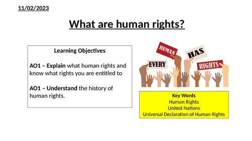 Human Rights and Justice