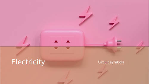 science electricity circuits and symbols