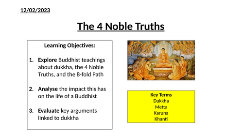 A Level Buddhism: The 4 Noble Truths