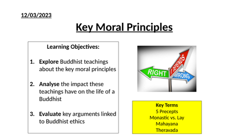 A Level Buddhism: Key Moral Precepts