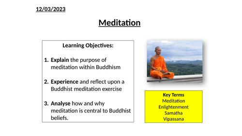 A Level Buddhism: Meditation