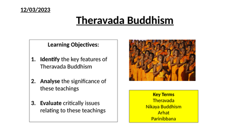 A Level Buddhism: Edexcel Unit 3