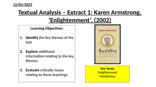 A Level Buddhism: Anthology - Karen Armstrong