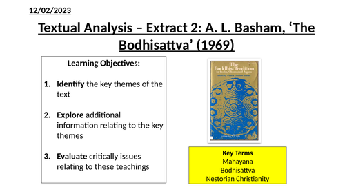 A Level Buddhism: Anthology - Basham