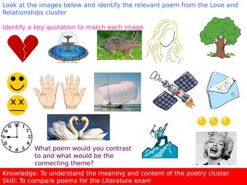 Love and Relationships Revision lesson