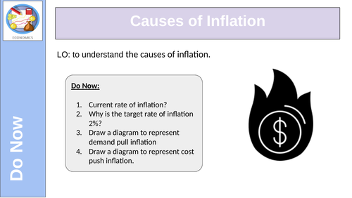 Causes Of Inflation Teaching Resources