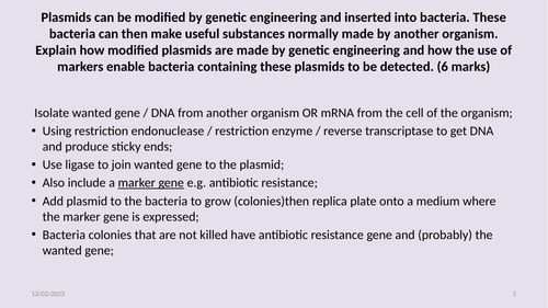 AQA A level Homeostasis