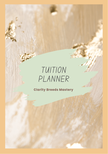 Private tutor planner