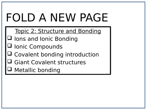 Ions and Ionic bonding intro.