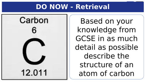 AQA AS Chemistry Atomic structure topic