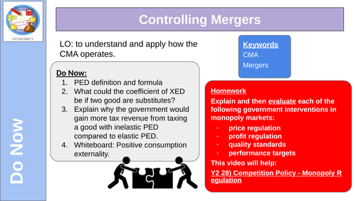 Mergers Controlling