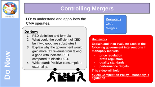 Mergers Controlling | Teaching Resources