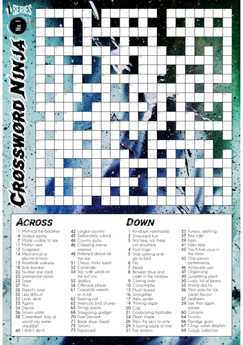 Crossword Ninja - Series 1 - No.1