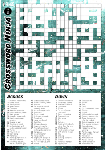 Crossword Ninja - Series 1 - No.3