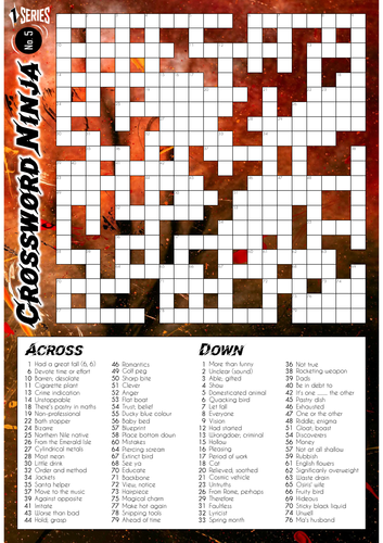 Crossword Ninja - Series 1 - No.5