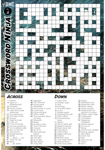 Crossword Ninja - Series 1 - No.7