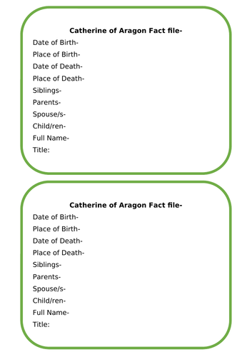 Catherine of Aragon- Lesson Pack
